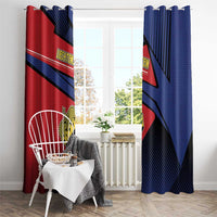 Liechtenstein Window Curtain Crown Symbol - Wonder Print Shop
