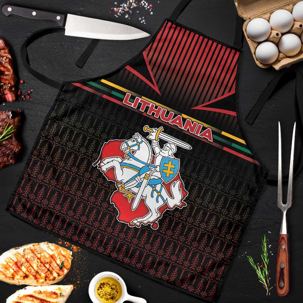 Lithuania Apron Knight In Armor With Map - Wonder Print Shop