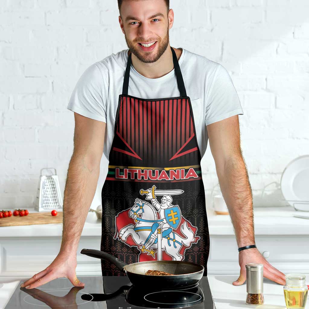 Lithuania Apron Knight In Armor With Map - Wonder Print Shop