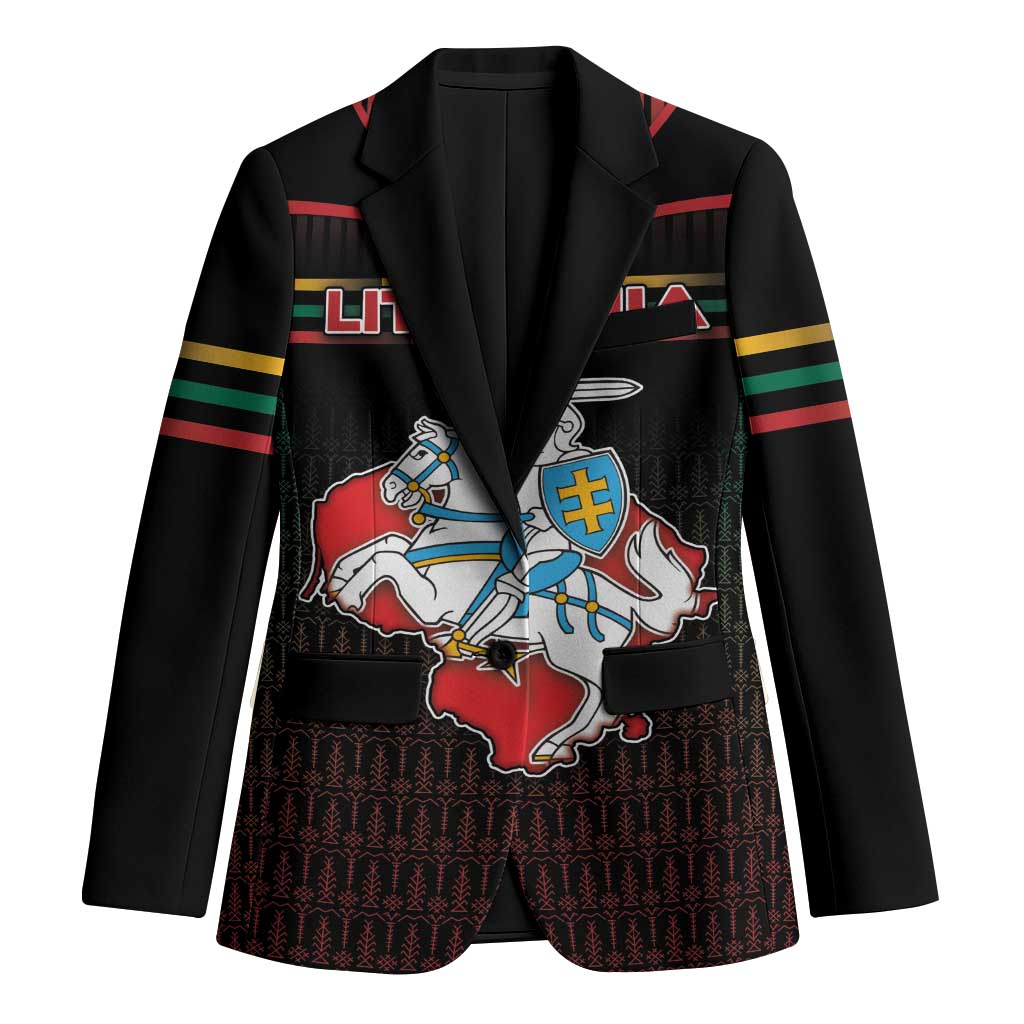 Personalized Lithuania Blazer Knight In Armor With Map - Wonder Print Shop