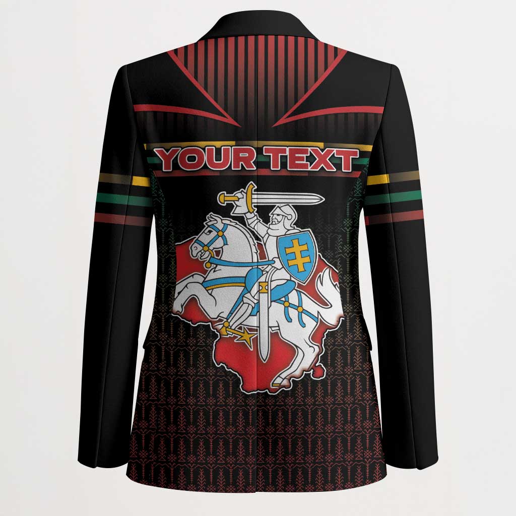 Personalized Lithuania Blazer Knight In Armor With Map - Wonder Print Shop