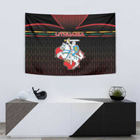 Lithuania Tapestry Knight In Armor With Map - Wonder Print Shop