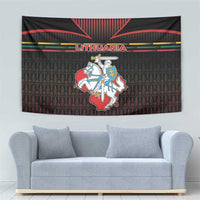 Lithuania Tapestry Knight In Armor With Map - Wonder Print Shop