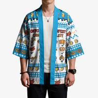 Oktoberfest Checklist Kimono Pixel Beer Pretzel Sausage Bavarian Pattern