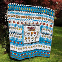 Oktoberfest Checklist Quilt Pixel Beer Pretzel Sausage Bavarian Pattern