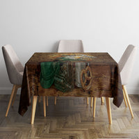 Oktoberfest Wolpertinger Tablecloth Prost Beer Horned Rabbit Pretzel Barrel