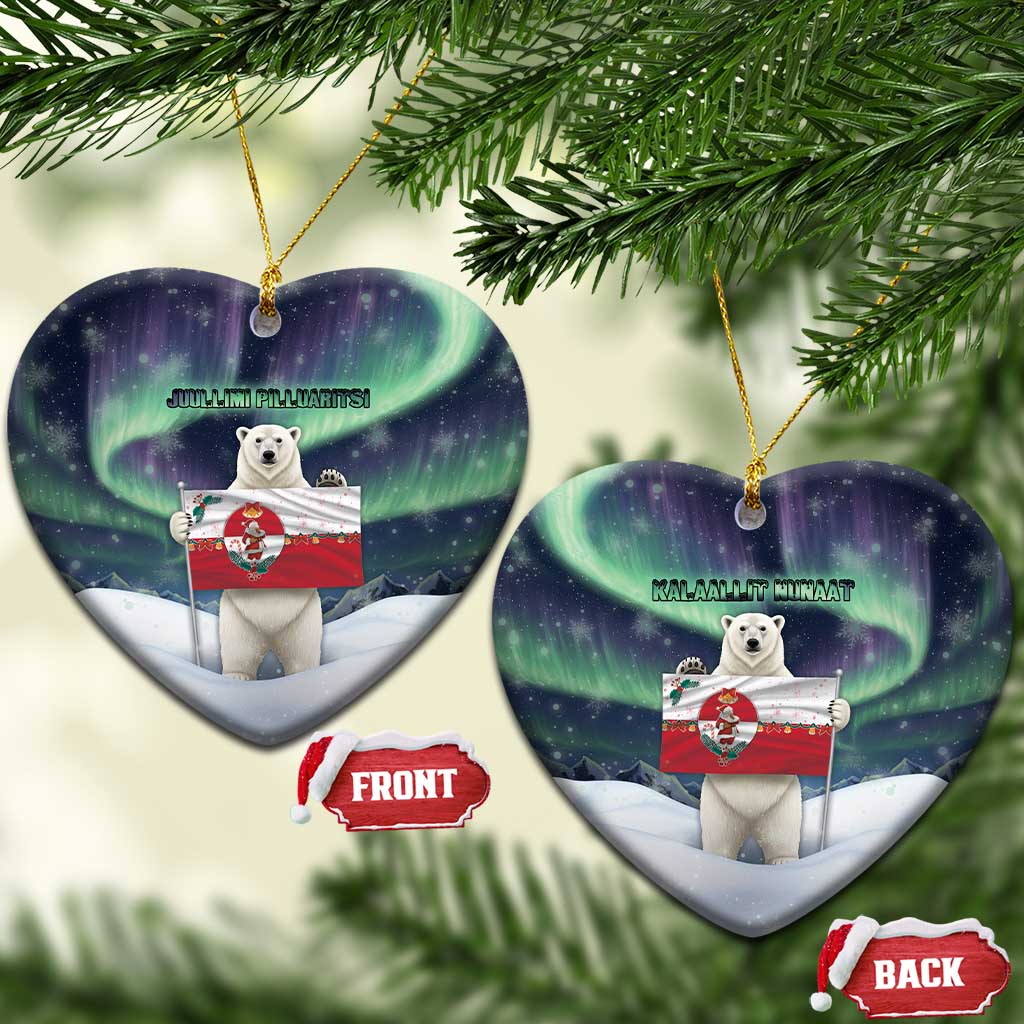 Greenland Christmas Ceramic Ornament Juullimi Pilluaritsi - Wonder Print Shop