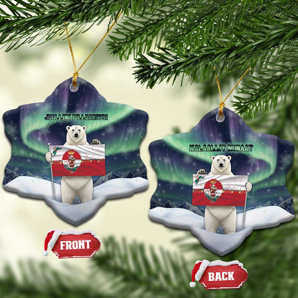 Greenland Christmas Ceramic Ornament Juullimi Pilluaritsi - Wonder Print Shop