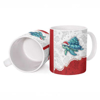 Western Yoke Ceramic Mug Turtle Going Home For Christmas - Wonder Print Shop