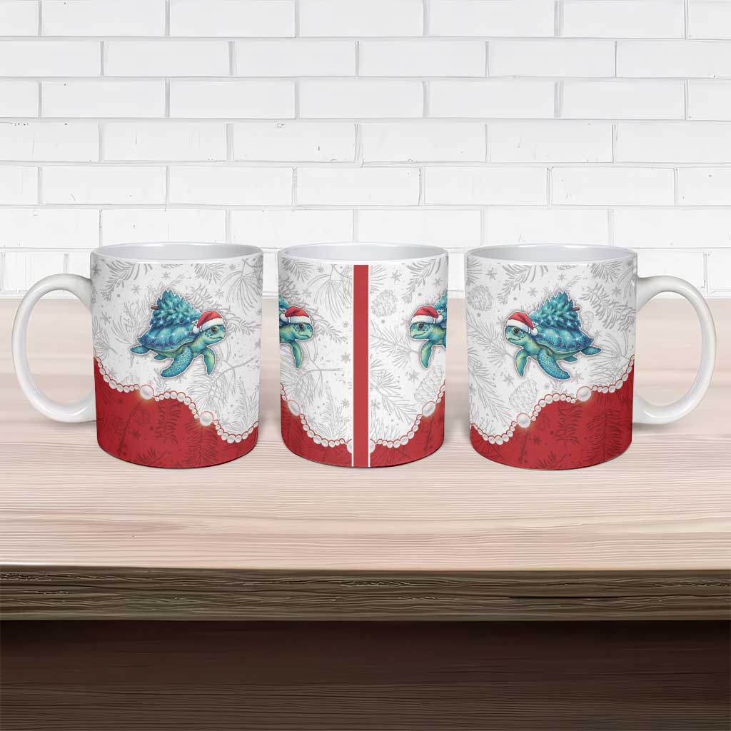Western Yoke Ceramic Mug Turtle Going Home For Christmas - Wonder Print Shop