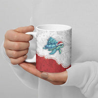 Western Yoke Ceramic Mug Turtle Going Home For Christmas - Wonder Print Shop