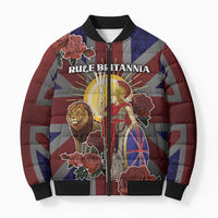 British Empire Bomber Puffer Jacket Rule Britannia - Wonder Print Shop