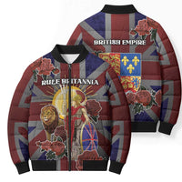 British Empire Bomber Puffer Jacket Rule Britannia - Wonder Print Shop