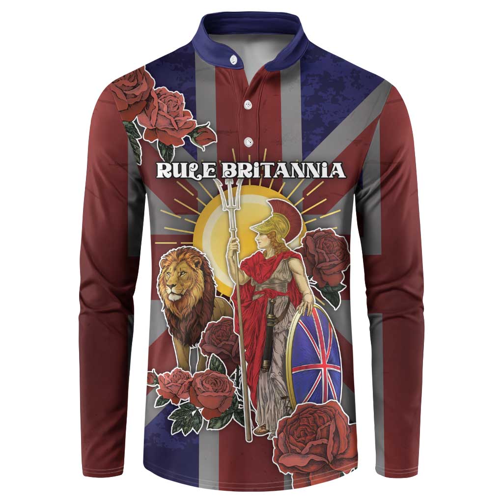 British Empire Button Sweatshirt Rule Britannia - Wonder Print Shop