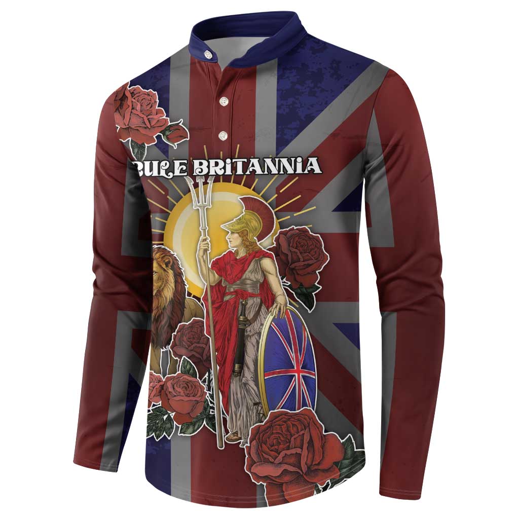British Empire Button Sweatshirt Rule Britannia - Wonder Print Shop