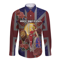 British Empire Long Sleeve Button Shirt Rule Britannia - Wonder Print Shop