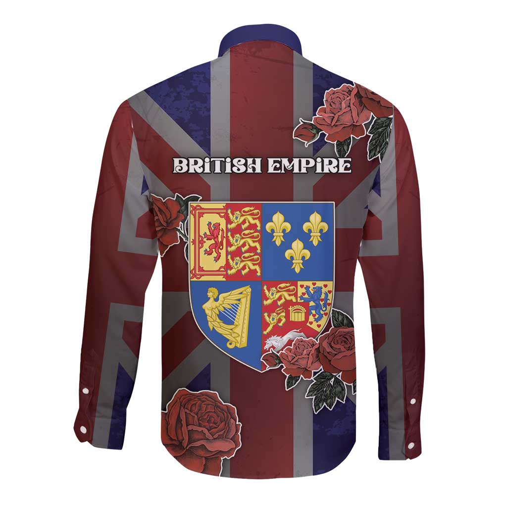 British Empire Long Sleeve Button Shirt Rule Britannia - Wonder Print Shop