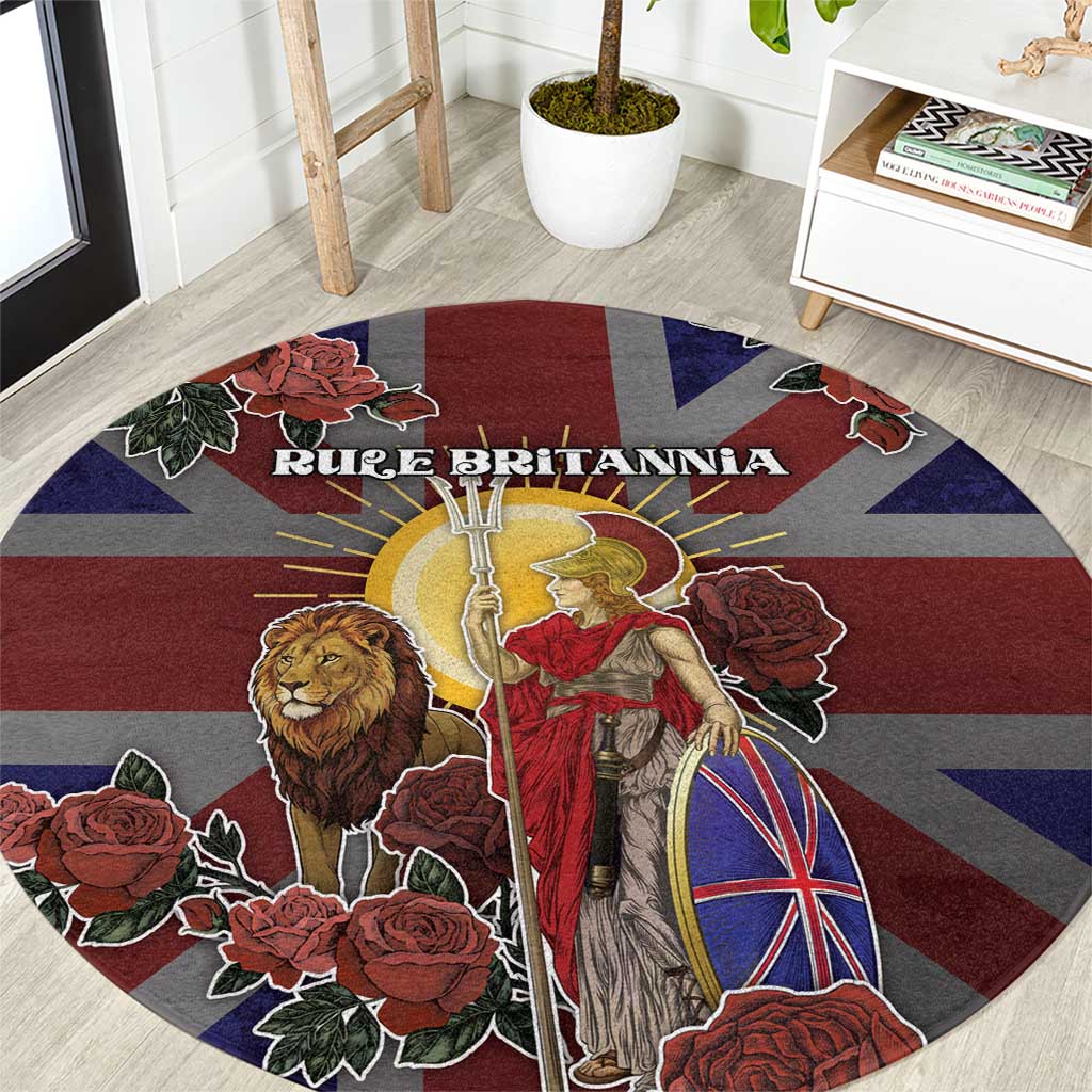 British Empire Round Carpet Rule Britannia - Wonder Print Shop