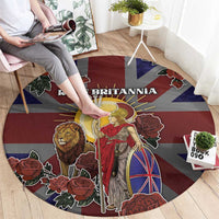 British Empire Round Carpet Rule Britannia - Wonder Print Shop