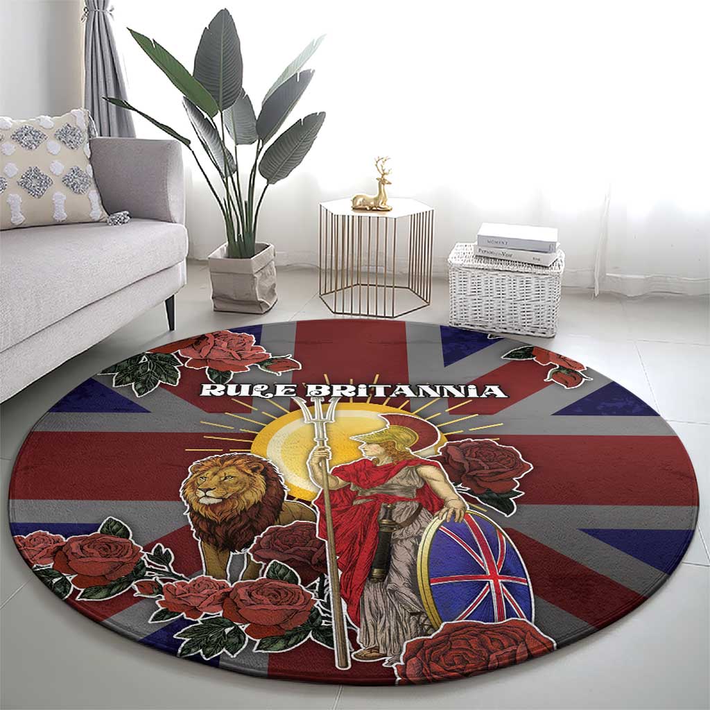 British Empire Round Carpet Rule Britannia - Wonder Print Shop