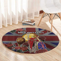 British Empire Round Carpet Rule Britannia - Wonder Print Shop