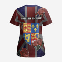 British Empire Scrub Top Rule Britannia - Wonder Print Shop