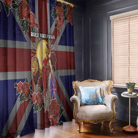 British Empire Window Curtain Rule Britannia - Wonder Print Shop