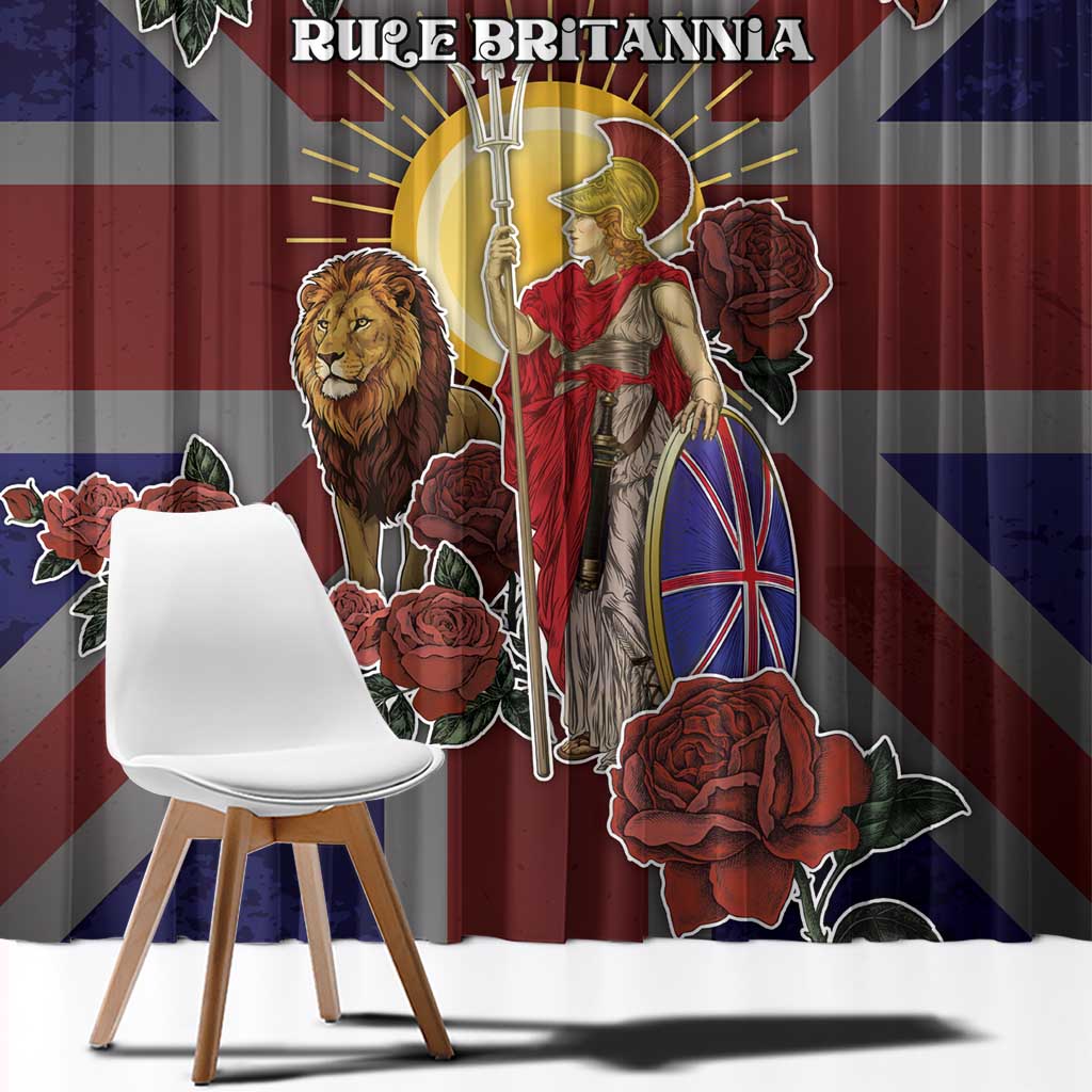 British Empire Window Curtain Rule Britannia - Wonder Print Shop