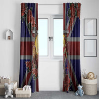 British Empire Window Curtain Rule Britannia - Wonder Print Shop