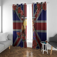 British Empire Window Curtain Rule Britannia - Wonder Print Shop