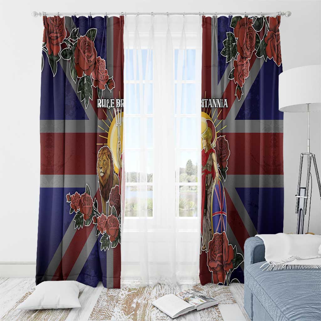 British Empire Window Curtain Rule Britannia - Wonder Print Shop