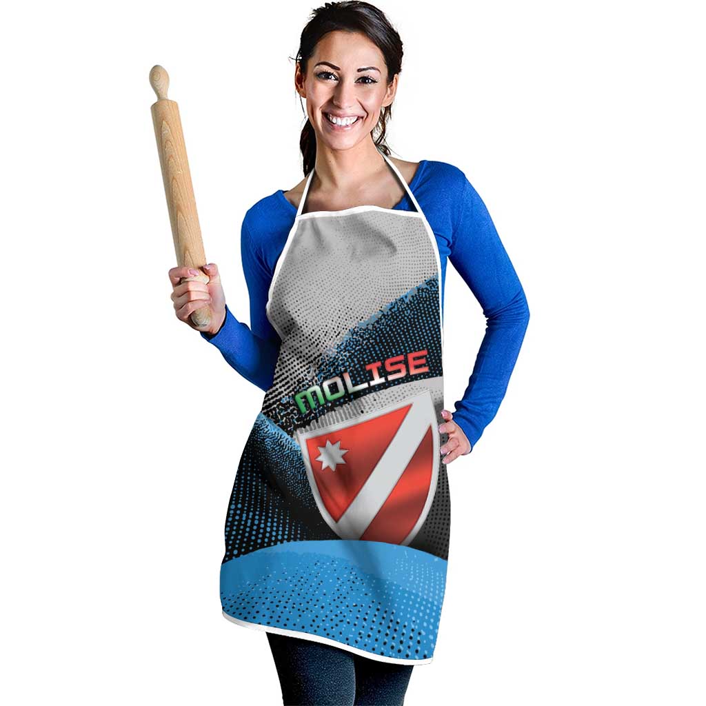 Italy Molise Apron Coat Of Arms With Dynamic Dot Patterns