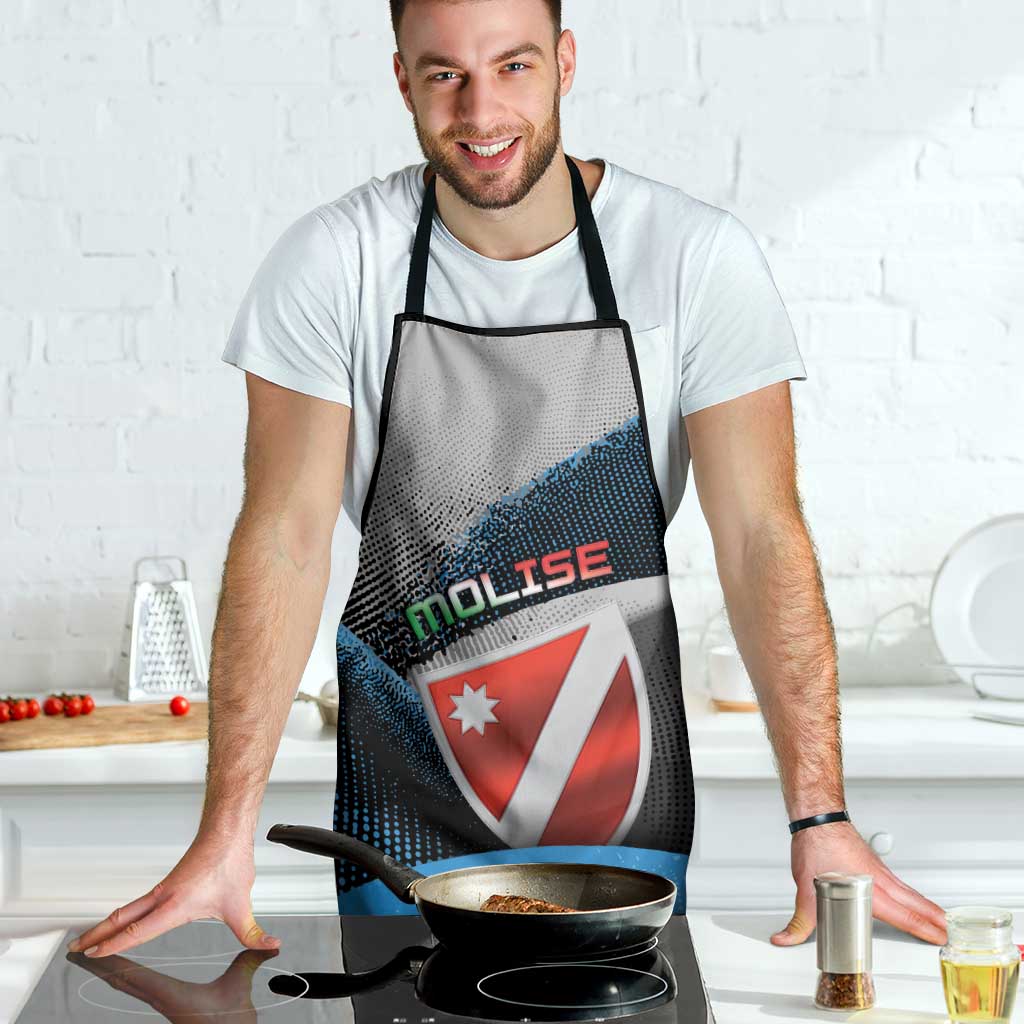 Italy Molise Apron Coat Of Arms With Dynamic Dot Patterns