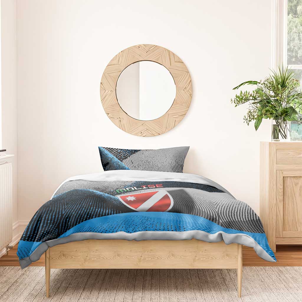 Italy Molise Bedding Set Coat Of Arms With Dynamic Dot Patterns