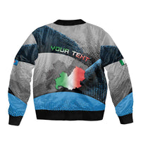 Personalized Italy Molise Bomber Jacket Coat Of Arms With Dynamic Dot Patterns