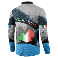 Personalized Italy Molise Button Sweatshirt Coat Of Arms With Dynamic Dot Patterns