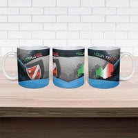 Personalized Italy Molise Ceramic Mug Coat Of Arms With Dynamic Dot Patterns
