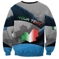 Personalized Italy Molise Sweatshirt Coat Of Arms With Dynamic Dot Patterns