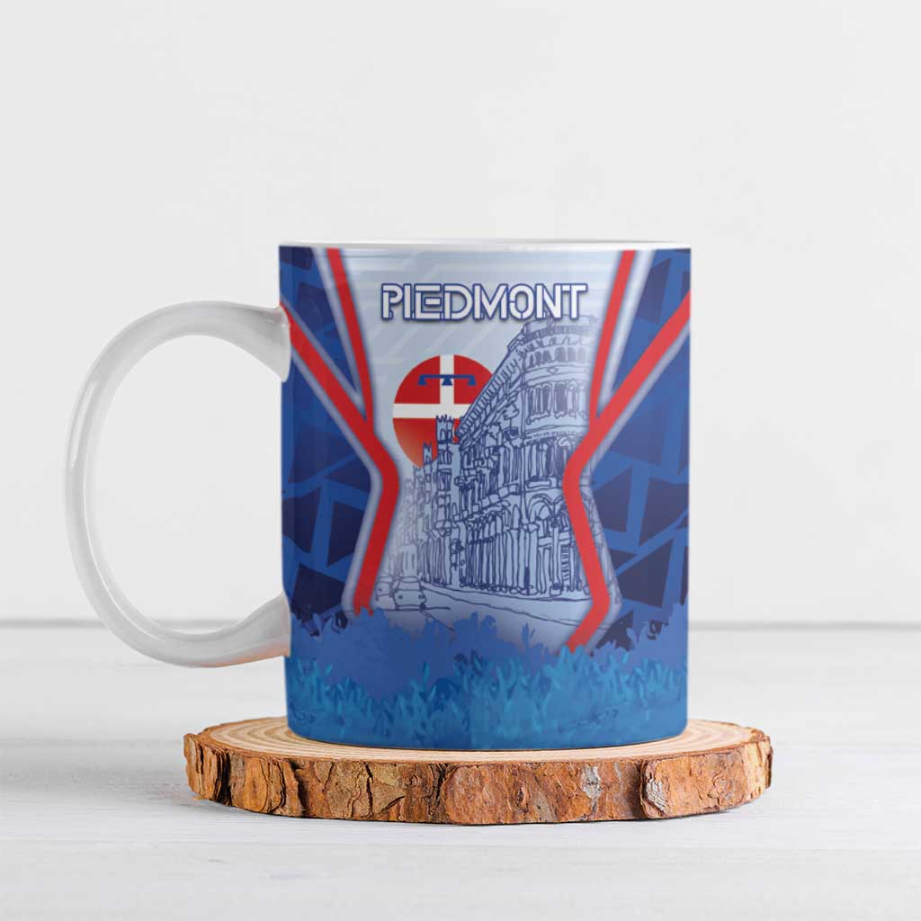 Custom Italy Piedmont Ceramic Mug Capital Turin Urban Sketch