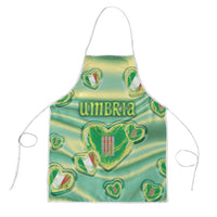 Italy Umbria Apron Flag Emerald Heart Candy
