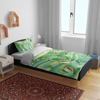 Italy Umbria Bedding Set Flag Emerald Heart Candy