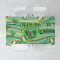Italy Umbria Tablecloth Flag Emerald Heart Candy