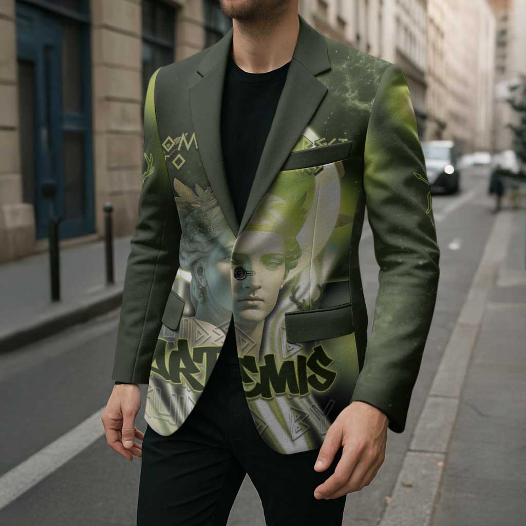 Ancient Greek Artemis Blazer Goddess Of The Moon - Wonder Print Shop