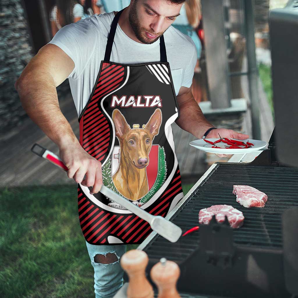Malta Apron Pharaoh Hound In Coat Of Arms - Wonder Print Shop