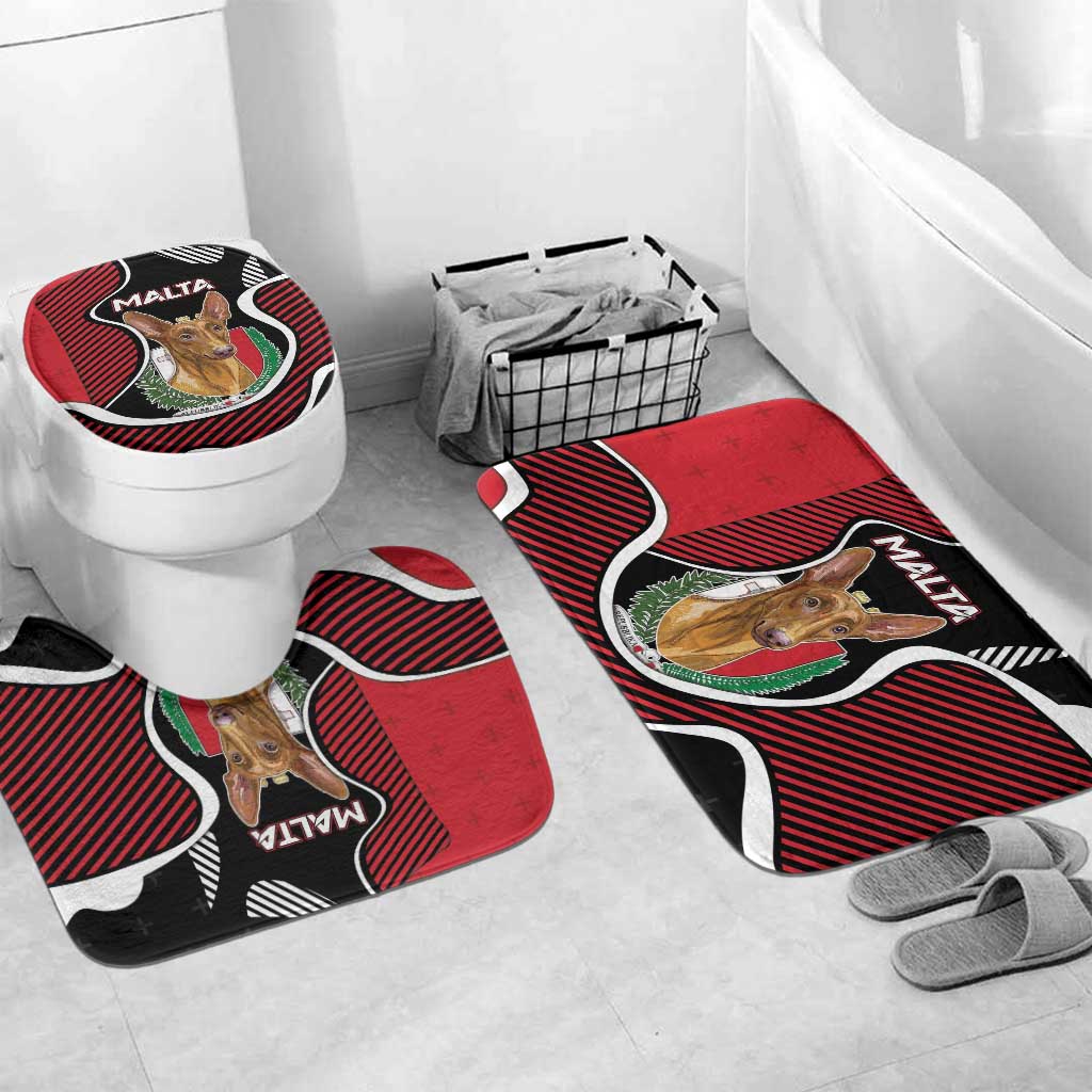 Malta Bathroom Set Pharaoh Hound In Coat Of Arms - Wonder Print Shop