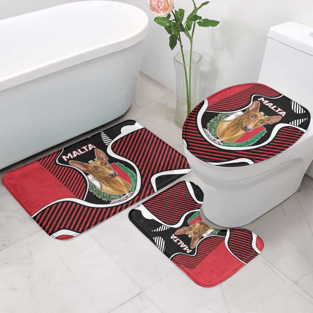 Malta Bathroom Set Pharaoh Hound In Coat Of Arms - Wonder Print Shop