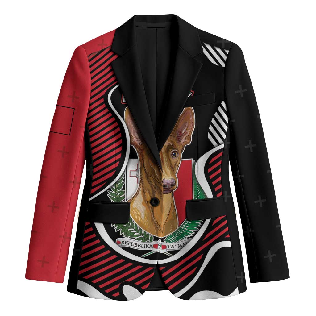 Personalized Malta Blazer Pharaoh Hound In Coat Of Arms - Wonder Print Shop