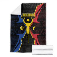 Moldova Blanket The Aurochs Symbol With Patterns - Wonder Print Shop