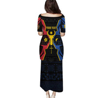 Personalized Moldova Puletasi The Aurochs Symbol With Patterns - Wonder Print Shop