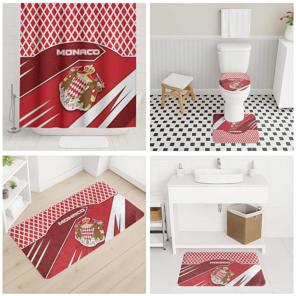 Monaco Bathroom Set Coat Of Arms Unique Style - Wonder Print Shop